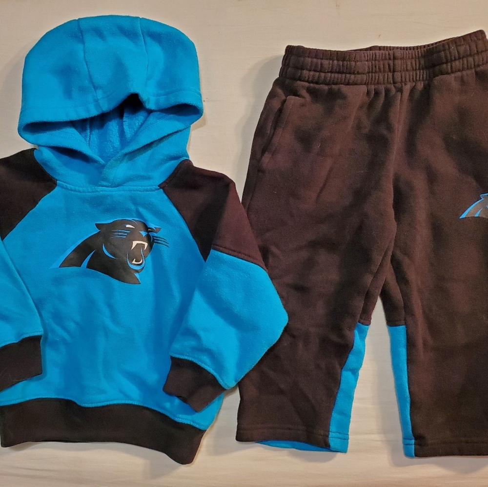 Toddler Carolina Panthers Sweatsuit